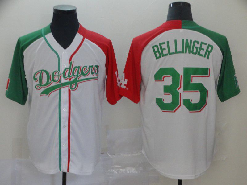 Men Los Angeles Dodgers #35 Bellinger White Game MLB Jerseys->los angeles dodgers->MLB Jersey
